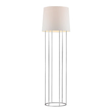 Dimond Lighting Barrel Frame Floor Lamp in Polished Chrome