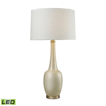 Dimond Lighting Modern Vase Ceramic Table Lamp in Cream