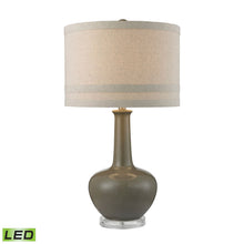 Dimond Lighting Ceramic Table Lamp in Grey Glaze And Acrylic