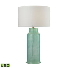 Dimond Lighting Glass Bottle Large Table Lamp In Seafoam Green