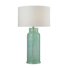 Dimond Lighting Glass Bottle Large Table Lamp In Seafoam Green