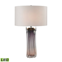 Dimond Lighting Ferrara Free Blown Glass Table Lamp - Purple/White