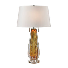 Dimond Lighting Modena Free Blown Glass Table Lamp - Amber/White