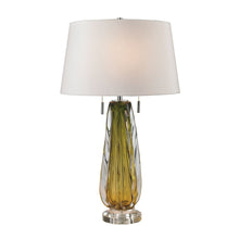 Dimond Lighting Modena Free Blown Glass Table Lamp - Green/White