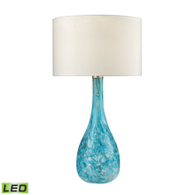 Dimond Lighting Mediterranean Blown Glass Table Lamp in Seafoam