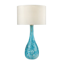 Dimond Lighting Mediterranean Blown Glass Table Lamp in Seafoam