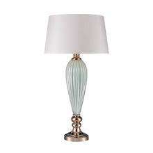Dimond Lighting Mint Ribbed Lamp With Gold Accents