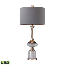 Dimond Lighting Gold Fluted Neck Lamp