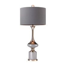Dimond Lighting Gold Fluted Neck Lamp