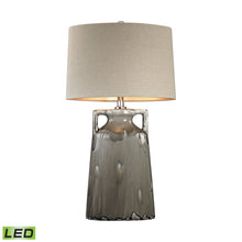 Dimond Lighting Grey Reaction Glaze Urn Lamp