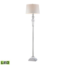 Dimond Lighting Crystal Column Floor Lamp With Chrome Orb