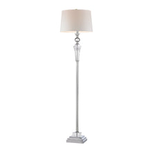 Dimond Lighting Crystal Column Floor Lamp With Chrome Orb