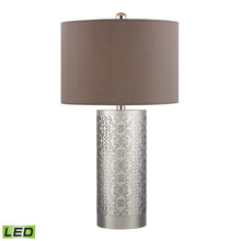 Dimond Lighting Metal Filigree Table Lamp in Polished Nickel