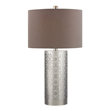 Dimond Lighting Metal Filigree Table Lamp in Polished Nickel