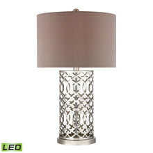Dimond Lighting Laser Cut Metal Table Lamp in Polished Nickel